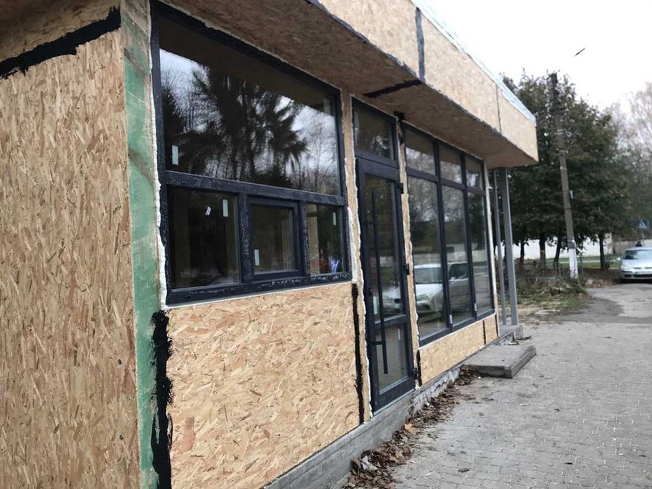 Комерційна побудова / кав’ярня з СІП панелей в Славутичі