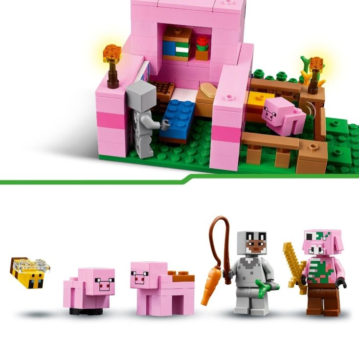 LEGO MAINCRAFT 21268 Dom Prosiaczka Świnki FARMA Gospodarstwo