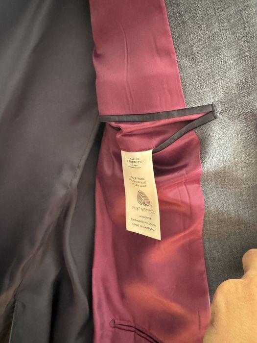 Marynarka Charles Tyrwhitt 40R merino wełna