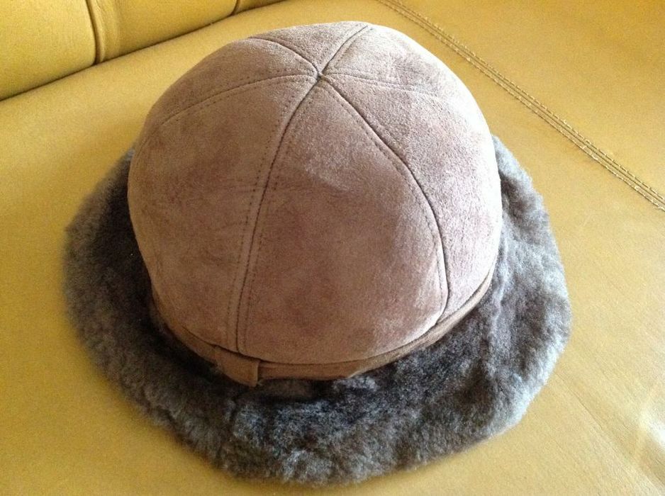 Шляпа шапка как дубленка натуральная Франция