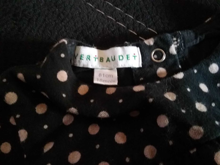 Conjunto de saia e camisola de marca 18 meses