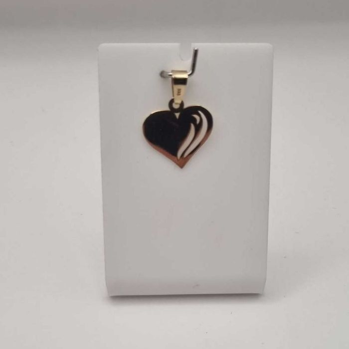 Złota zawieszka pr. 333 serce blaszka - nowa