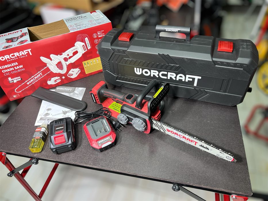 Аккумуляторная бесщеточная пила WORCRAFT CGC-S20LiBD CGC-S20LiBDM