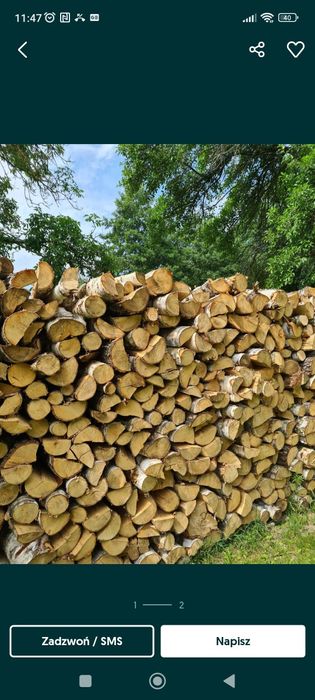 Drewno opałowe różne rodzaje