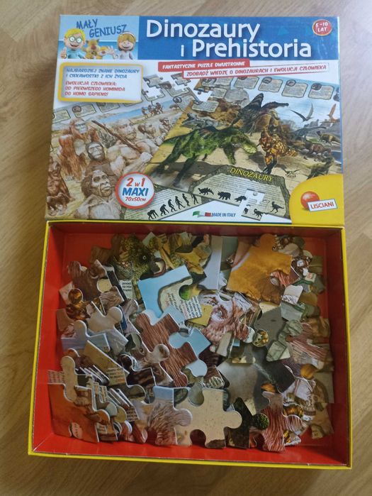 Puzzle Dinozaury i Prehistoria