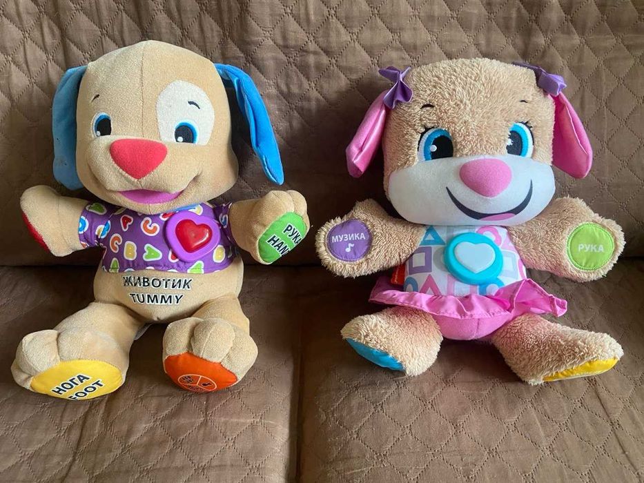 Інтерактивна іграшка Fisher-Price Розумне цуценя та сестричка.