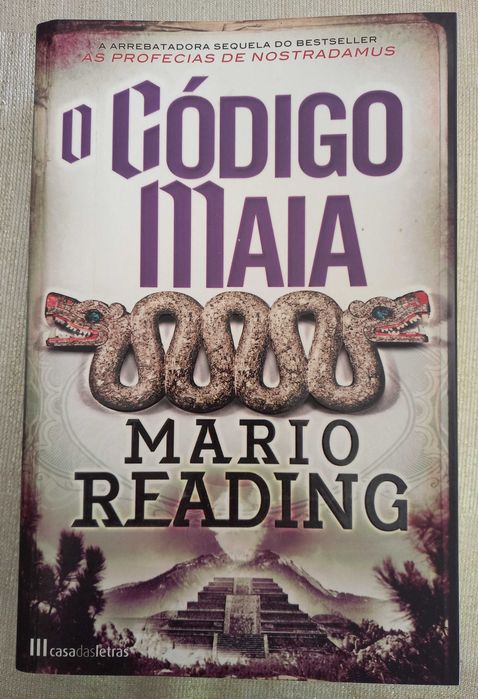 Livro - O Código Maia (de Mario Reading) - portes incluídos