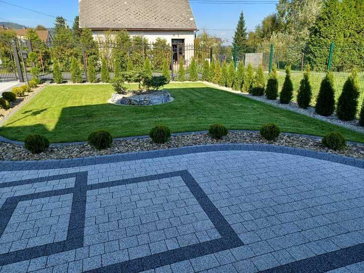 brukarstwo, ogrodnictwo, ogrody, trawnik, ogrodzenia pow. Cieszyn