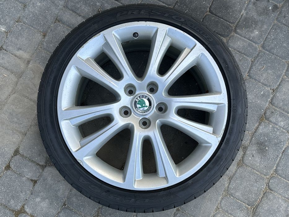 Koła Škoda Octavia II (RŠ), 18 cali, 5x112! Stan DB+! Wysyłka!