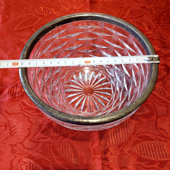 Хрусталь с мельхиором. СССР