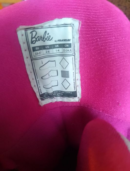 Wrotki Barbie roz. 33-37