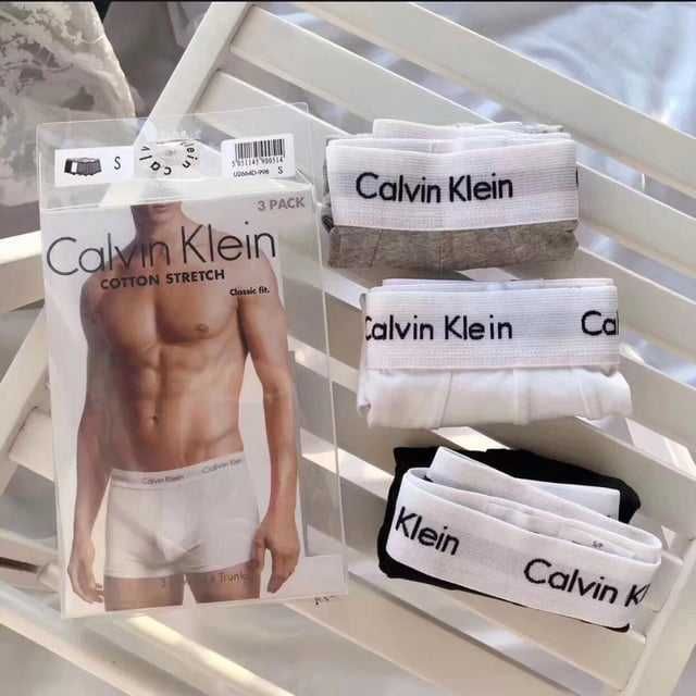 ОРИГінал труси боксери Calvin Klein набір 3 шт чорні, білі, сірі M, L