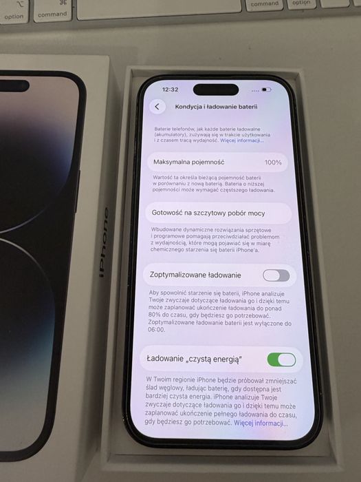# iphone 14 Pro 256gb Black Stan Idealny Bateria 100%