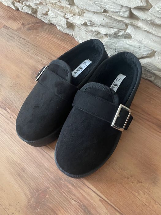 Pótbuty, sniegowce damskie klasyczne na wysokiej podeszwie shein