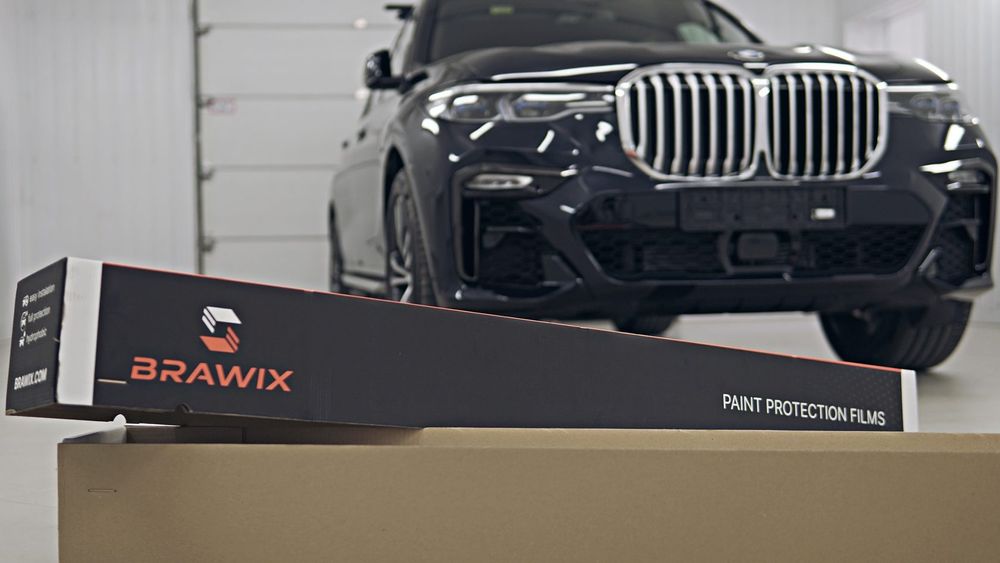 Полиуретановая плёнка Brawix защитная броня для авто антигравийная