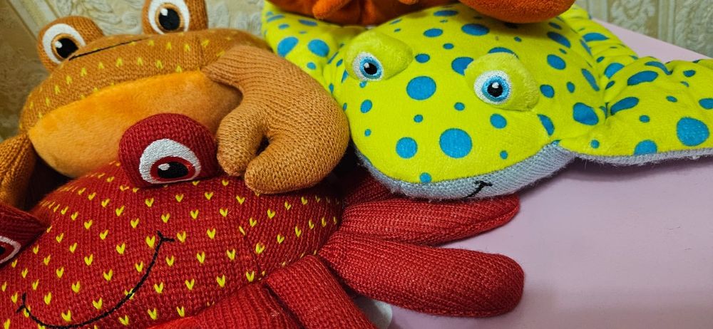 Краб,скат та коник