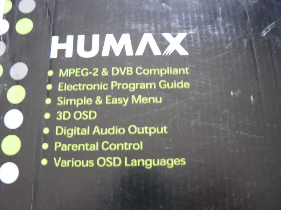 Dekoder Humax z pilotem