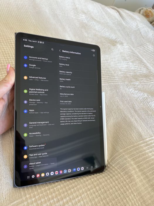 Samsung Galaxy Tab S11 з чохлом та олівцем
