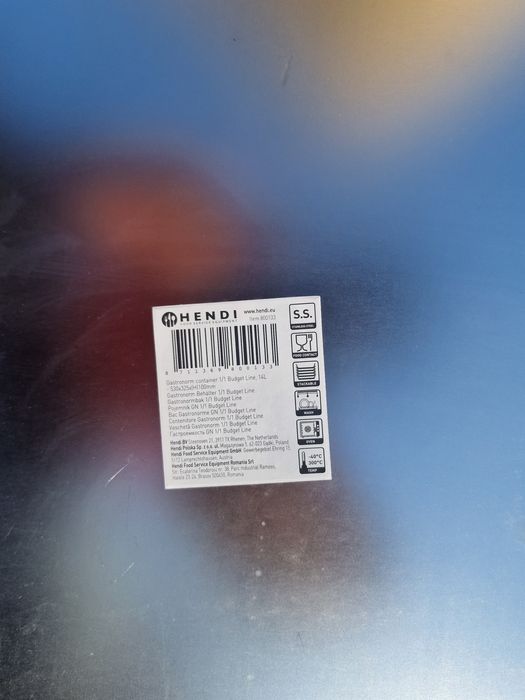 Pojemniki gastronomiczny Hendi 1/1