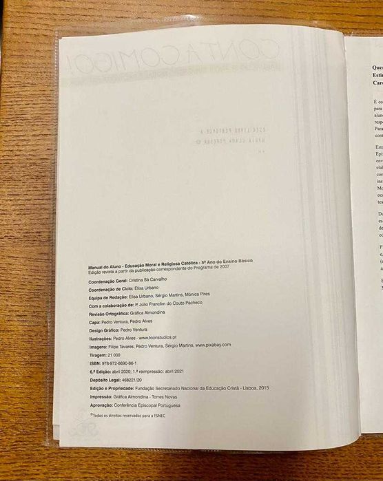 Conta Comigo! | Manual - EM Religiosa Católica - 5.º Ano