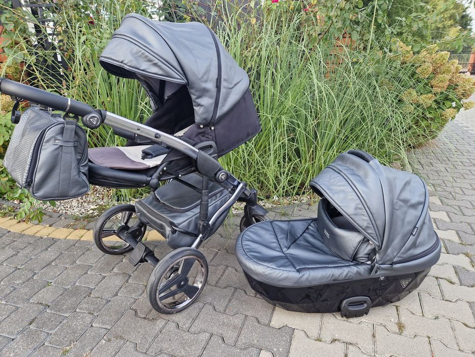 Wózek 2w1 gondola spacerówka dodatki Junama Diamond