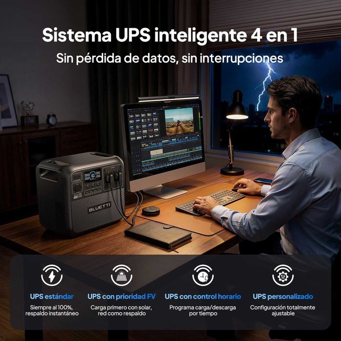 Vendo Bluetti Elite 200 V2 (2073Wh / 2600W) - Como Nova + Garantia (Modelo Recente de 2025)