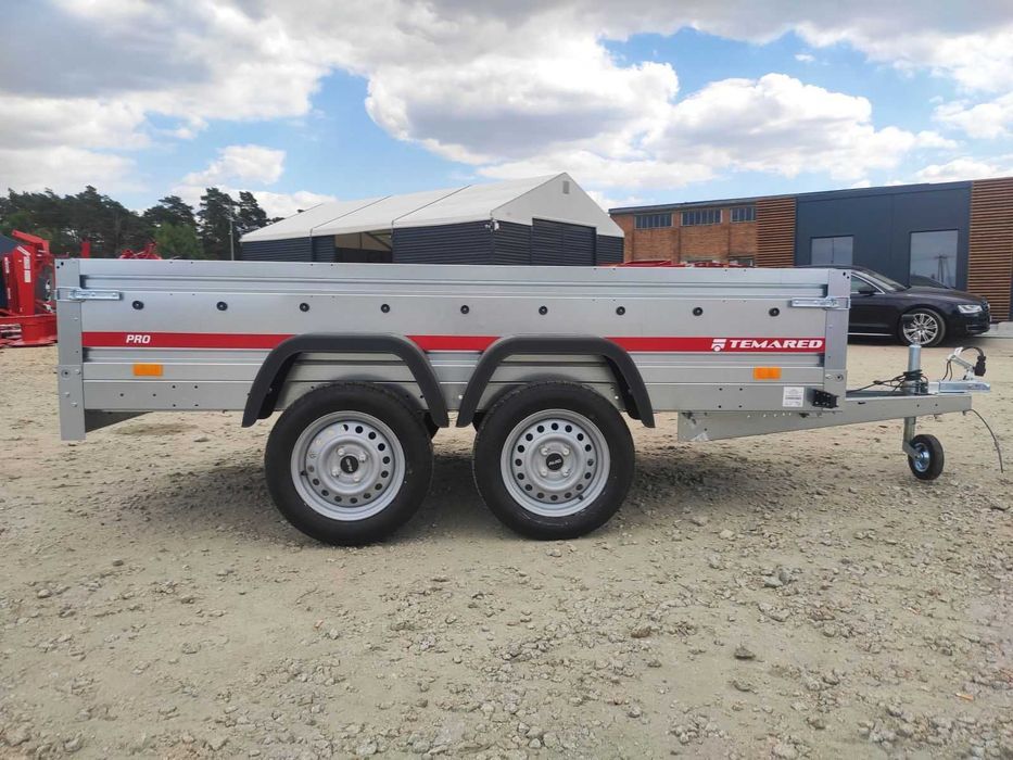 Nowa przyczepka 264 x 126 cm - TEMARED PRO 2612/2 - Dostawa pod dom