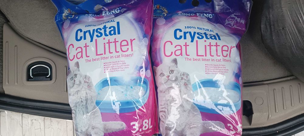 2x Żwirek silikonowy dla kota 3.8L bezzapachowy