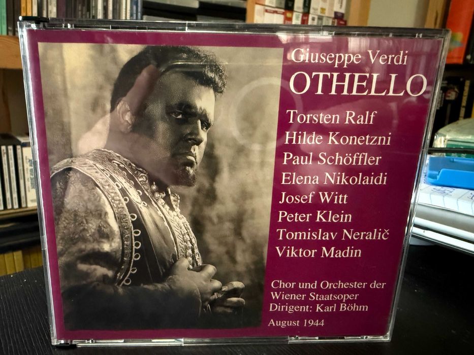 Verdi – Othello (em Alemão) – Ralf, Konetzni, Schöffler – Karl Böhm