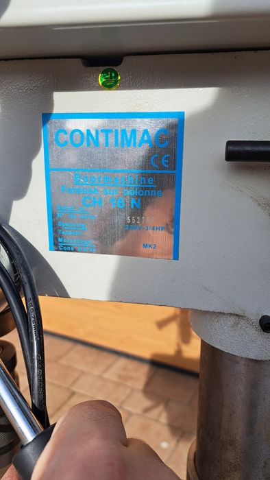 Wiertarka kolumnowa, słupowa, stołowa Contimac CH16