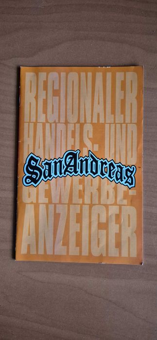 Instrukcja GTA San Andreas PS2 | Wydanie Niemieckie | Kolekcjonerska