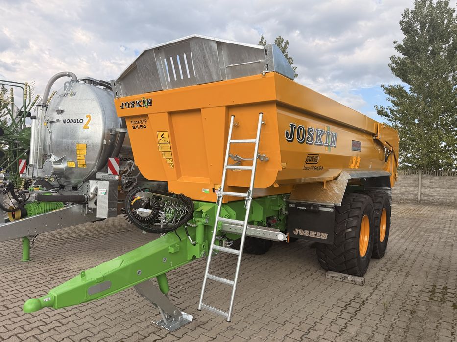 Przyczepa JOSKIN TRANS-KTP 24/54 HARDOX 450,24 tony, 13m3 fabrycznie Nowa, 09.2026, finansowanie, Promocja