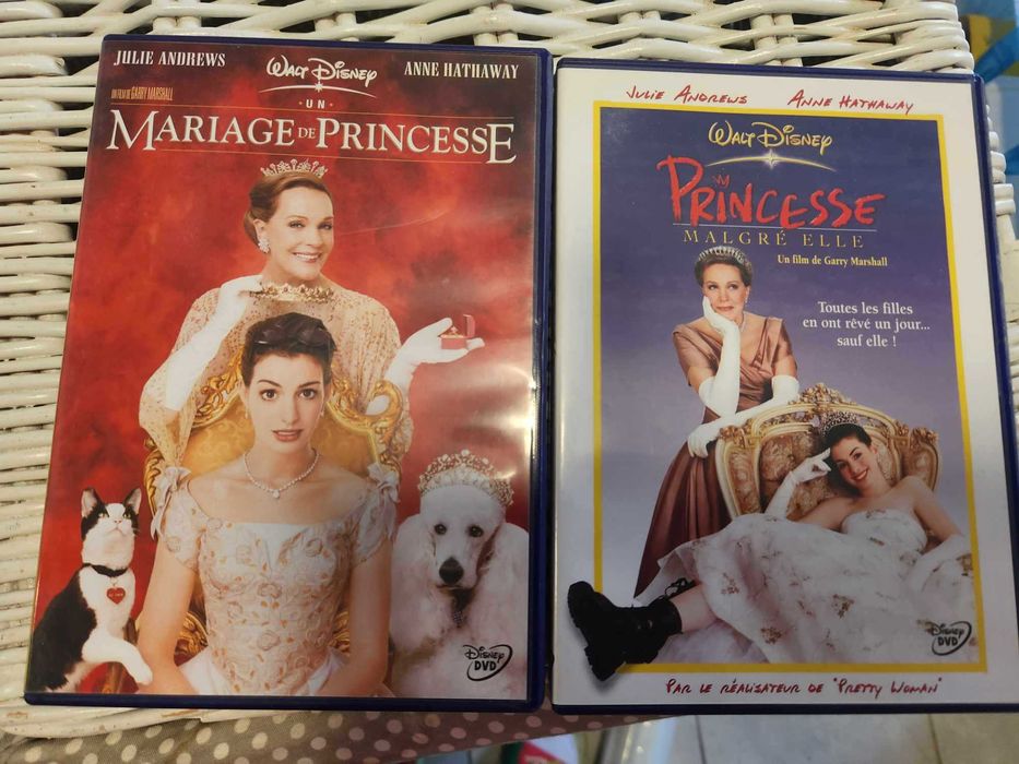2 filmy Disney DVD - Mariage de Princesse - Princesse Malgre Elle
