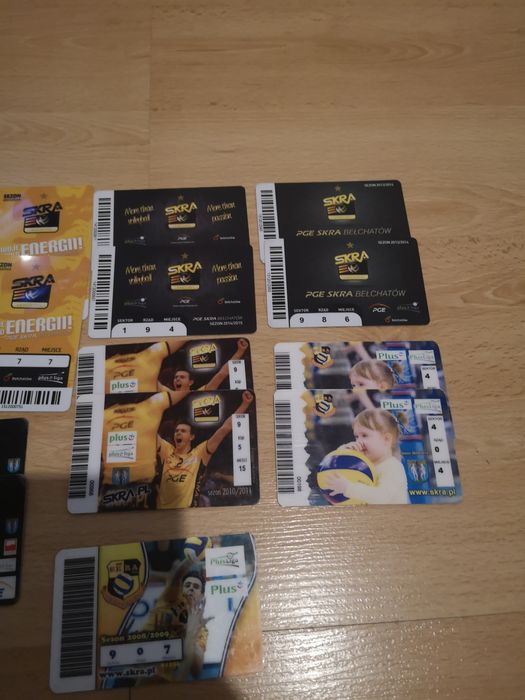 Karnety Skra Bełchatów 2008 -2018