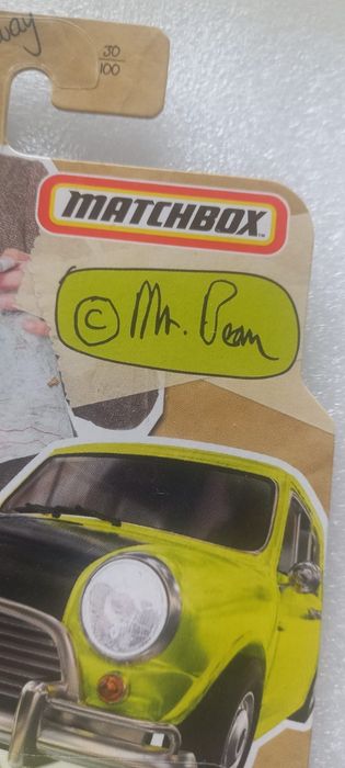Mini cooper matchbox mr Bean