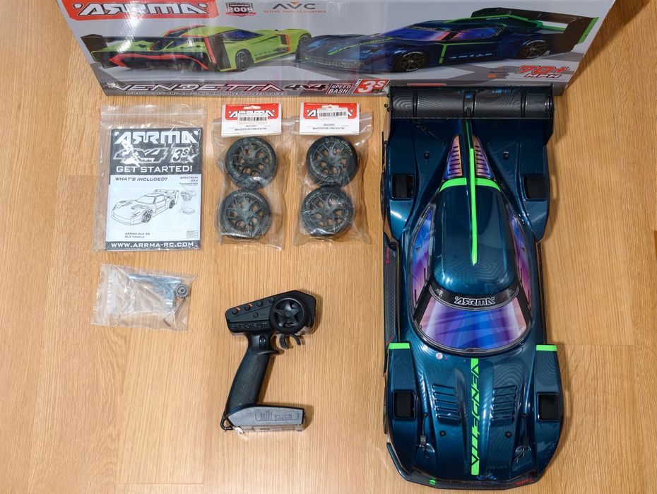 Carro RC 1:8 Arrma Vendetta 4x4 3s +de 100Km/h