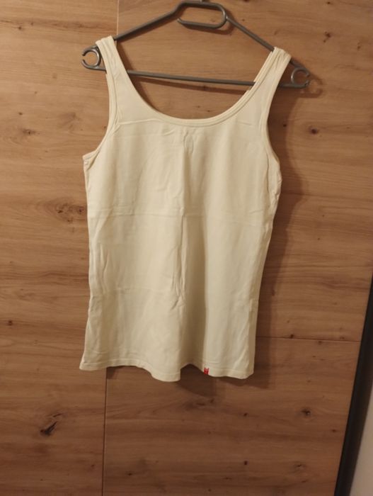 Jasnożółta podkoszulka koszulka na ramiączkach r.40/42