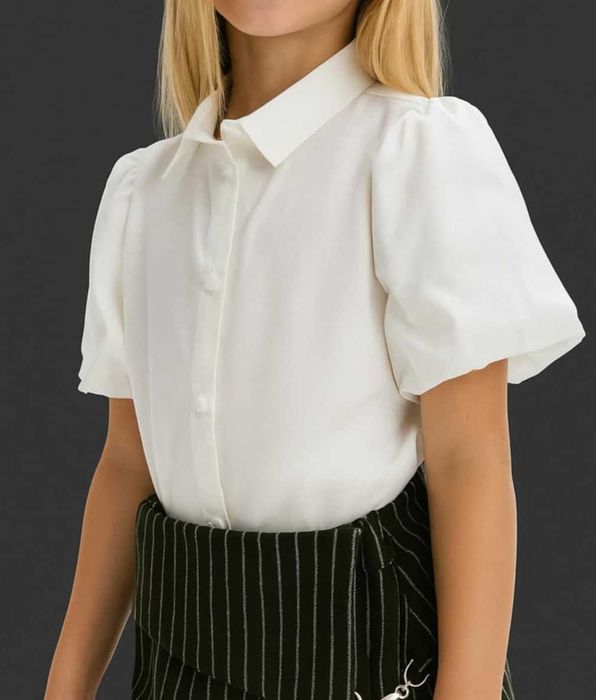 Elegancka bluzka koszula z bufkami Reserved roz 164