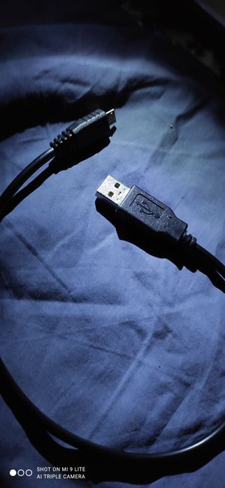 Kabel micro USB do ładowania, krótki, czarny