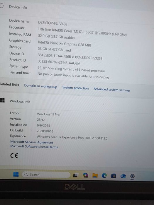 Laptop Dell Latitude 3520.