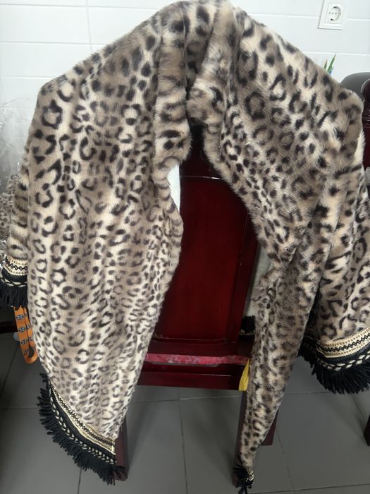 Xaile/cachecol com estampado de leopardo