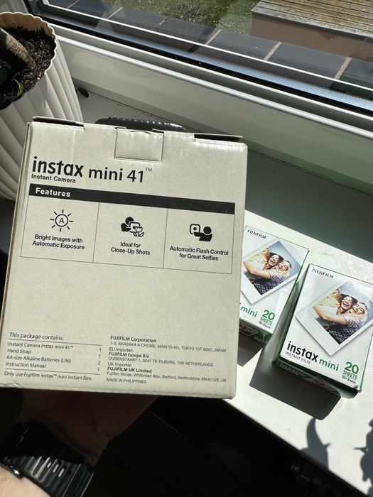 Instax Mini 41 + 2x Opakowania Instax MINI 20 Sheets