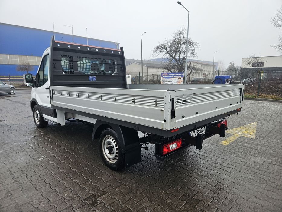 Ford Transit 3-osobowy Aluminiowa Skrzynia Plandeka Niski Przebieg