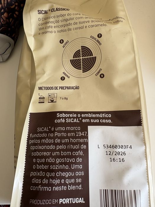 Café em grão Delta e Sical