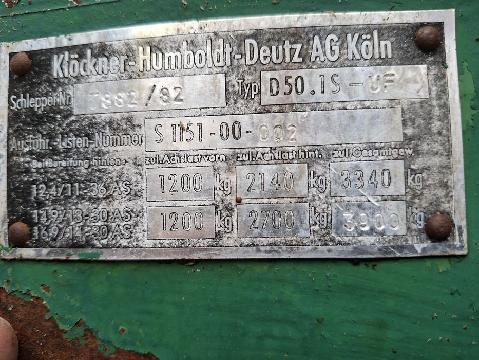 Deutz D50 diesel 4cyl.Dania