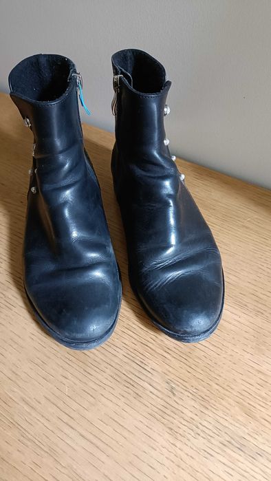 Kozaki czarne skórzane Lasocki