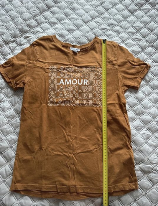 Koszulka t-shirt z krótkim rękawem amisu S