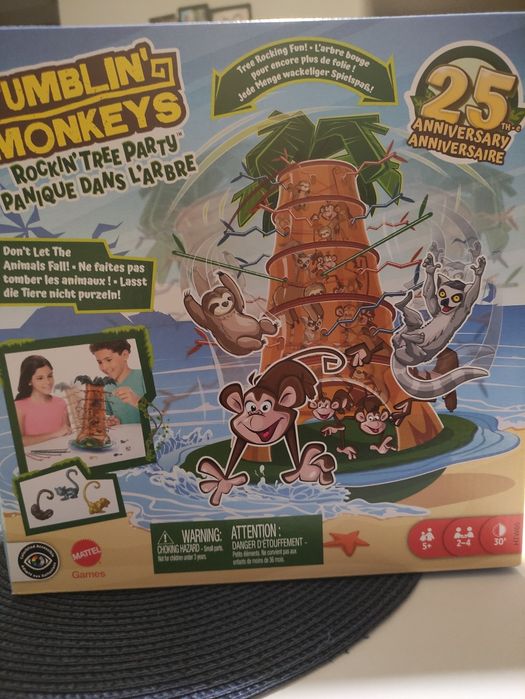 Gra Spadające Małpki Mattel