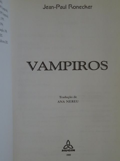 Vampiros de Jean Paul Ronecker