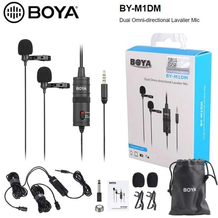 Микрофон Boya BY-M1DM для интервью с 4 метровым шнуром